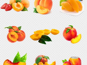 新鲜黄桃PNG素材 免扣设计元素一站式下载与应用指南